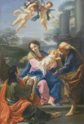 La Sacra Famiglia con l