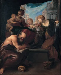 Il matrimonio mistico di Santa Caterina, 1595-1599