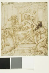 Vergine e Bambino con i santi Girolamo e Caterina
