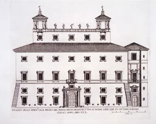 Palazzo Serenissima, Casa Medici, sulla Collina del Pincio, Roma, da 