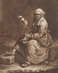 La vecchia lavoratrice