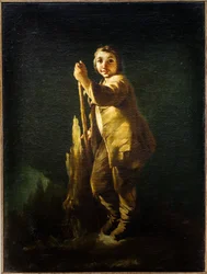 Pastore in piedi, 1740 circa (olio su tela)