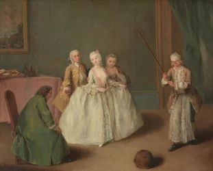 Il gioco della pentola, 1744 circa (olio su tela)