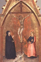 La crocifissione con la Vergine Maria e Giovanni il Teologo, c.1330