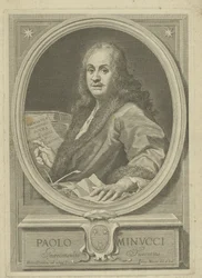 Ritratto del poeta Paolo Minucci 1606-1695, 1720s