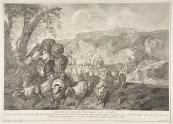 Partenza di David il Pastore dalla Casa di Suo Padre, 1743-63