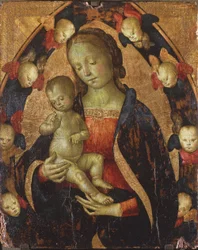 Madonna col Bambino circondata da cherubini