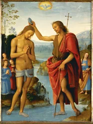 Il Battesimo di Cristo (dipinto su tavola)