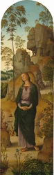 La crocifissione con la Vergine, San Giovanni, San Girolamo e Santa Maria Maddalena [pannello destro]