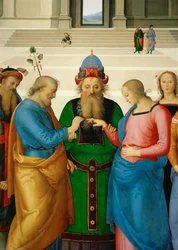 Lo sposalizio della Vergine Maria (olio su tavola)