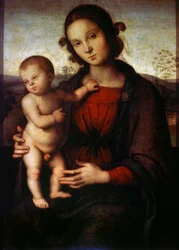 Vergine e Bambino, fine XV o inizio XVI secolo