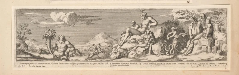 Allegoria del percorso tra Roma e Firenze