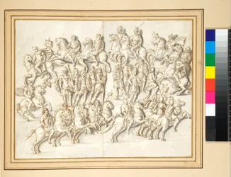 Base della colonna di Antonino Pio, lato est
