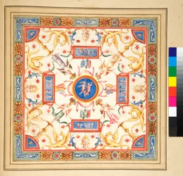 Progetto per un affresco sul soffitto