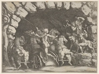 Plutone, visto da dietro, entra nell