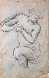 Figura maschile, Studio per Bacco nell