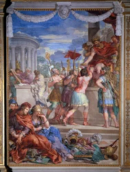 Allegoria delle quattro età, affresco dell