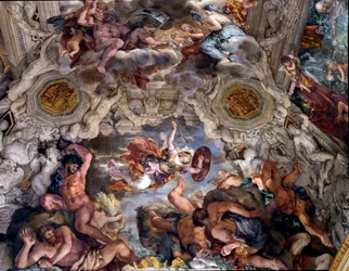 Il trionfo della Divina Provvidenza (dettaglio)