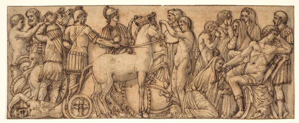 Fregio da un sarcofago romano(?)