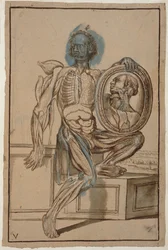 Ms Hunter 653 Tavola V Disegno anatomico, c.1610