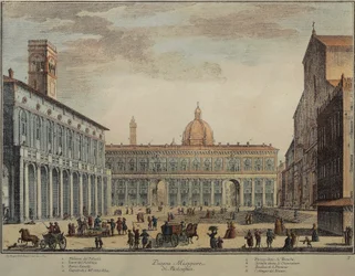 Italia, Bologna, Piazza Maggiore o Piazza Grande