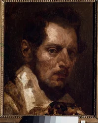 Autoritratto alla maniera di Théodore Géricault