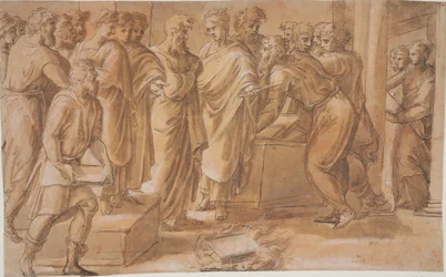 Alessandro impedisce la distruzione delle opere di Omero (?)
