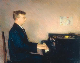 Ritratto del compositore Dmitrij Shostakovich