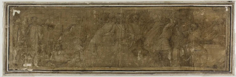 Mucio Scevola attraversa il Tevere, con l