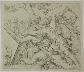 Soldati di Ciro che Strappano l