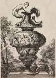 Vaso dipinto da Polidoro da Caravaggio