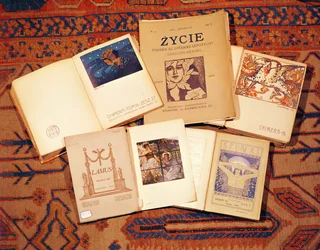 Collezione di riviste letterarie prodotte in Polonia c.1900