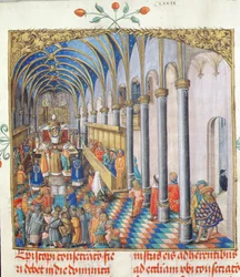 Consacrazione del vescovo dal Pontificale del vescovo Erasmus Ciolek, c.1510