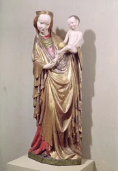 Vergine con Bambino, c.1400 (legno policromo)