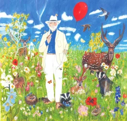 Nonno, 2022 (acquerello e gouache su carta)