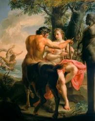 Achille e il centauro Chirone