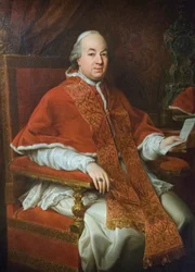 Ritratto di Pio VI Braschi, 1776 circa (olio su tela)
