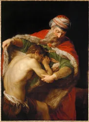 Il ritorno del figliol prodigo (olio su tela)