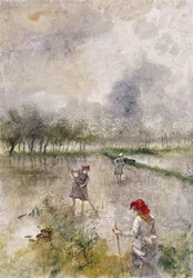 Donna nei Campi di Riso