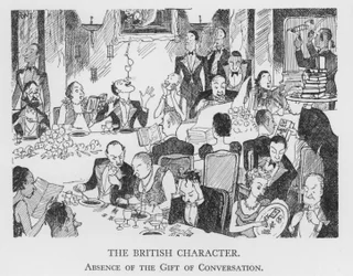 Il carattere britannico, assenza del dono della conversazione