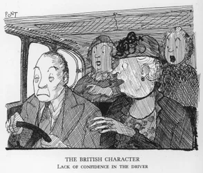 Il Carattere Britannico, Mancanza di fiducia nel conducente (litografia)