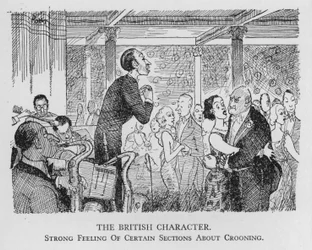 Il carattere britannico; forte sentimento di certe sezioni riguardo al crooning