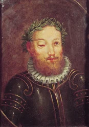 Ritratto di Luis Vaz de Camoes (c.1524-80) XVI-XVII secolo