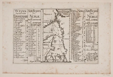 Mappa di Skagerak e Kattegat con le regioni circostanti