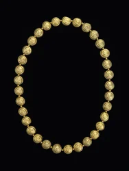 Collana di perline di lumaca, Moche