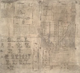 Mappa azteca di Oztoticpac, c.1540