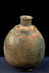Vaso globulare / Cultura Paracas (terracotta)