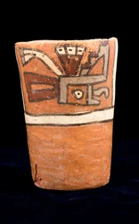 Goblet / Huari culture (terracotta)