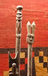 Set di scettri / Perù, cultura Chancay (terracotta)