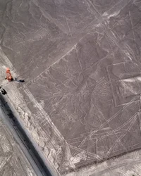 Vista aerea delle Linee di Nazca
